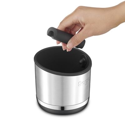 SAGE CAIXA BORRAS CAFE THE KNOCK BOX 10 BRUSHED STAINLESS STEEL