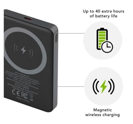Carregador portátil dbramante1928 10000 mAh 38.5 Wh 20 Watt 3 A 2 conectores de saída cinza CP10SLBL7178