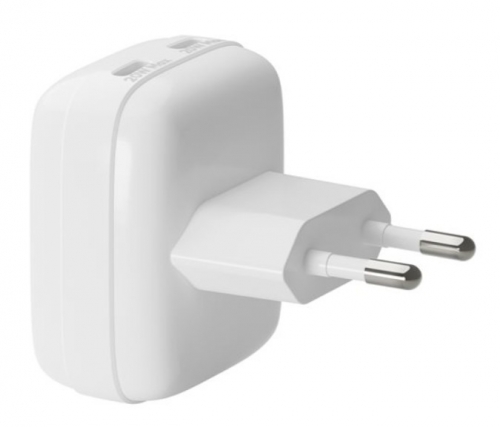 Carregador de parede dbramante1928 re-charge Pro Flat, 2× USB-C, 20 W, branco, EU – CH20EUWH7126