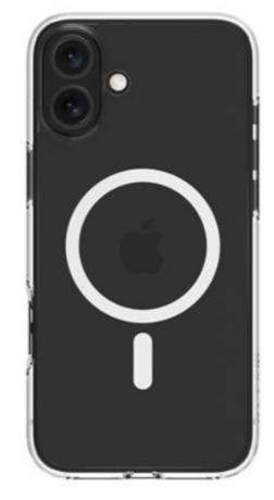 Capa  telemóvel MagSafe plástico claro para Apple iPhone 16 dbramante1928 IM61CL006271