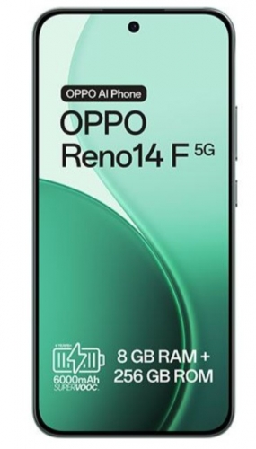 Smartphone OPPO RENO14 F 5G 256GB 8GB LUMINOUS Verde