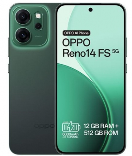 SMARTPHONE OPPO RENO14 FS 5G 512GB 12GB LUMINOUS GREEN