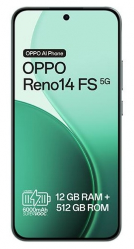 SMARTPHONE OPPO RENO14 FS 5G 512GB 12GB LUMINOUS GREEN