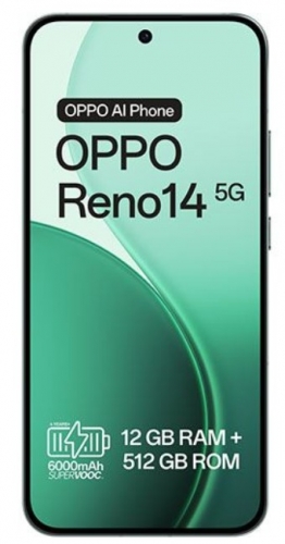 SMARTPHONE OPPO RENO14 5G 512GB 12GB LUMINOUS GREEN