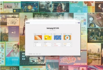 Samsung VXT CMS solução baseada na nuvem para Sinalética