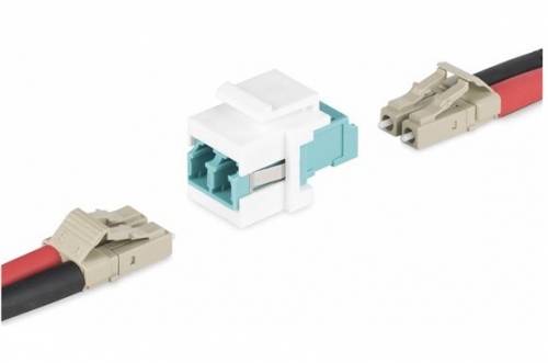 Acoplador de Fibra Ótica LC para LC/UPC Duplex Keystone Jac - StarTech.com DMFKSLCLCCOUPLER