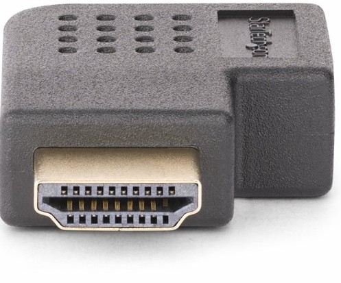 Adaptador HDMI 2.0 em Ângulo Direito 90°, HDMI Macho para HDMI Fêmea, High Speed HDMI, 4K 60Hz, Port Saver - StarTech.com HDMI2HDMIMFRA