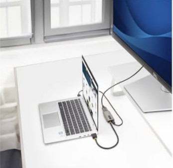 Cabo StarTech adaptador HDMI macho para DisplayPort fêmea 30 cm 148B-HDMI-DP-8K