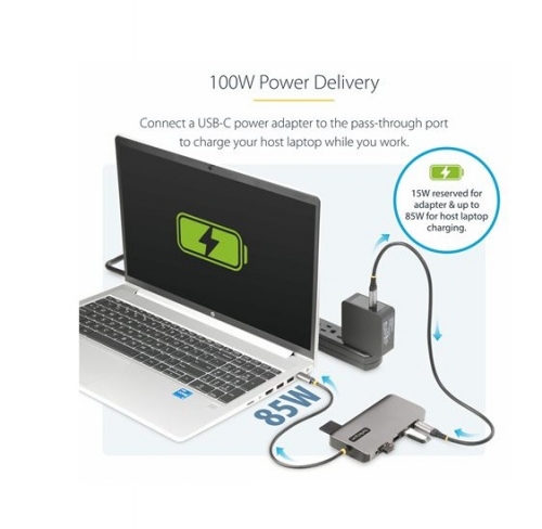 Adaptador Multiport USB-C para 3 Monitores 4K – StarTech.com 154B-USBC-MULTIPORT