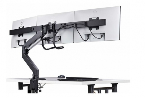 Suporte para 3 Monitores até 27", VESA 75x75/100x100, Barra Transversal – StarTech 3M1A3SG-MONITOR-ARM