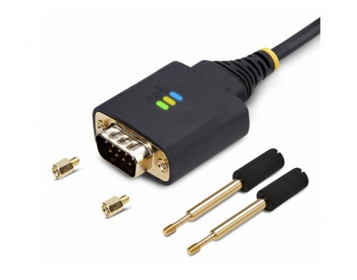 Cabo Adaptador USB-A para Série RS-232 DB9, 30 cm, FTDI, 921,6 Kbps, COM Retention, LEDs, Proteção ESD - StarTech.com 1P1FFC-USB-SERIAL