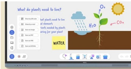 Monitor BenQ Board Master RM7504 75" Classe Diagonal LCD LED quadro interativo integrado, ecrã tátil