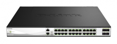 Switch D-Link DXS 3130-28P  28 portas L3 Administrado montável em trilho - PoE++ (790 W)
