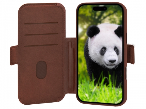 Capa Lynge 2-in-1 dbramante1928 para iPhone 17 Pro Max Dark Tan