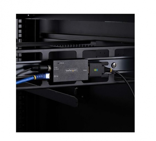 Adaptador Serial para Ethernet com PoE, Servidor de Dispositivo RS232 sobre IP, 1 Porta DB9, RJ45 10/100Mbps, Montagem em Parede/DIN Rail - StarTech.com I13P-SERIAL-ETHERNET