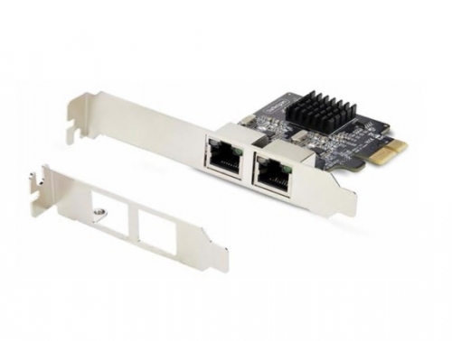 StarTech.com 2-Port Gigabit PCIe Network Adapter Card, TAA Compliant Adaptador de rede PCIe Gigabit Ethernet x 2 preto, ST1000SPEXD4T