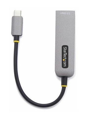 Adaptador USB-C para Ethernet 2,5 Gigabit, USB 3.2 Gen 1, RJ45, 2,5 GbE, Power Delivery 100 W, Compatível com Thunderbolt, Cinzento - StarTech.com 2GPD3-USB-C-ETHERNET