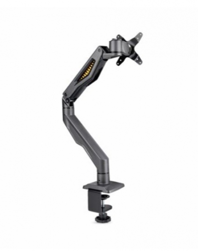 Suporte de Mesa para Monitor StarTech.com H1M1AG2-MONITOR-ARM – 17" a 32", até 10 kg, VESA 75×75/100×100, Braço Articulado com Mola Mecânica, Ajustável em Altura, Preto