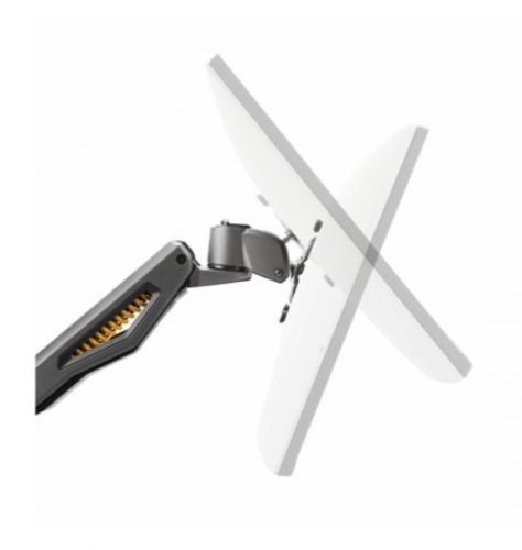 Suporte de Mesa para Monitor StarTech.com H1M1AG2-MONITOR-ARM – 17" a 32", até 10 kg, VESA 75×75/100×100, Braço Articulado com Mola Mecânica, Ajustável em Altura, Preto