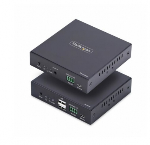 Extensor KVM HDMI StarTech.com IH2006-KVM-EXTENDER – 4K 60 Hz, AVoIP, HDMI e USB sobre Ethernet/CAT6, TCP/IP, RS-232, Áudio, Kit Transmissor + Recetor