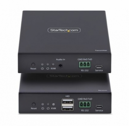 Extensor KVM HDMI StarTech.com IH2006-KVM-EXTENDER – 4K 60 Hz, AVoIP, HDMI e USB sobre Ethernet/CAT6, TCP/IP, RS-232, Áudio, Kit Transmissor + Recetor