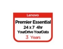 Lenovo Essential Service YourDrive YourData Premier Support Contrato extendido peças e mão de obra 3 anos no local