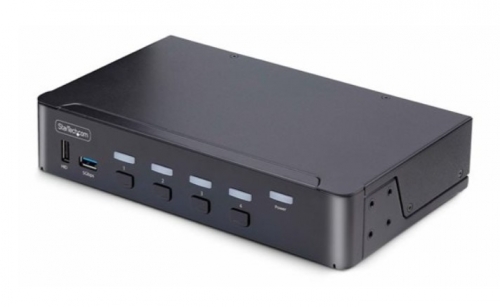 Switch KVM StarTech D86A2-4-PORT-8K-KVM – DisplayPort 1.4 | 4 Portas | 8K 60 Hz | USB 3.2 | Áudio