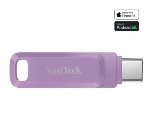 Drive flash SanDisk Ultra Dual Drive Go SDDDC3-512G-G46L - USB 512 GB USB 3.2 Gen 1 / USB-C lavanda