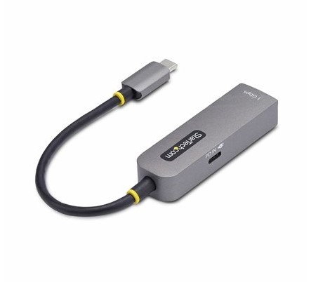 Adaptador USB-C para Ethernet Gigabit, USB 3.0, RJ45, 1 Gbps, Power Delivery 100 W, Compatível com Thunderbolt, Cinzento - StarTech.com 1GPD3-USB-C-ETHERNET