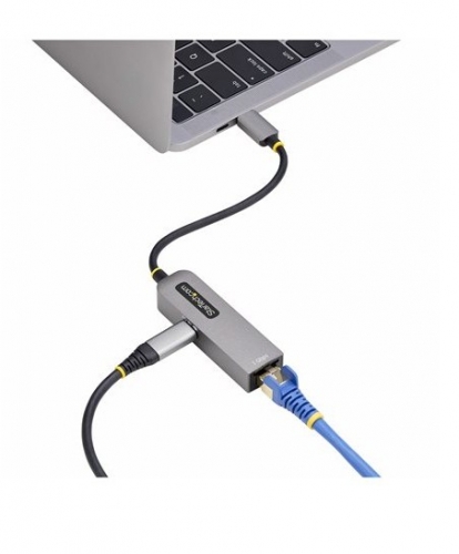Adaptador USB-C para Ethernet Gigabit, USB 3.0, RJ45, 1 Gbps, Power Delivery 100 W, Compatível com Thunderbolt, Cinzento - StarTech.com 1GPD3-USB-C-ETHERNET