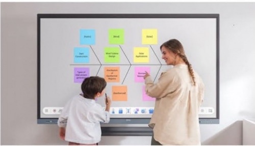 Monitor BenQ Board Essential RE8604 86" , educação com ecrã tátil, Android, 4K UHD, 9H.F9GTK.DE4