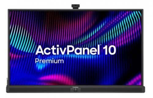 Ecra Promethean ActivPanel 10 Premium 55" LCD LED QLED Tátil (multi-toque) 8 microfones 4K UHD (2160p) 3840 x 2160 Direct LED
