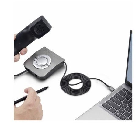 Adaptador USB-C para RJ9 para Auscultadores e Telefones, 1,8 m, Áudio USB 2.0, Preto - StarTech.com UR9-HEADSET-ADAPTER