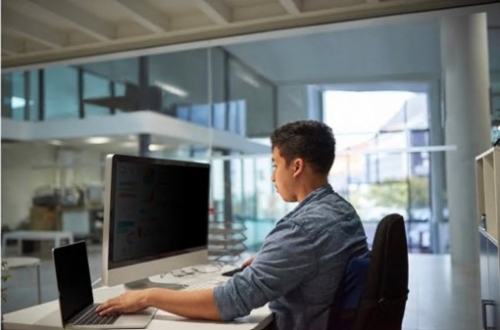 Filtro de Privacidade 3M - Filtro de privacidade do display - 38" - preto, PF380W2B