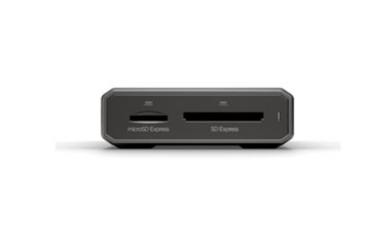 Leitor de cartões SanDisk PRO-READER SD Express Dual Card, SD Express + microSD Express, USB 3.2 Gen 2 USB-C, compatível com UHS-I — SDDR-A451-GNPNN.