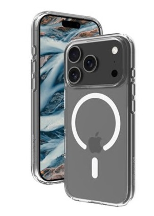 Capa telemóvel compatibilidade MagSafe plástico claro para Apple iPhone 17 Pro dbramante1928 Iceland Pro IM63CL006697