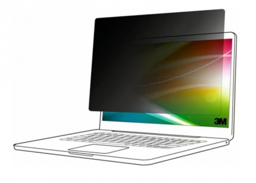 Filtro 3M Bright Screen Privacy Filter privacidade de notebook amovível adesivo 15.3" preto para Apple MacBook Air (meados de 2023), BPNAP007
