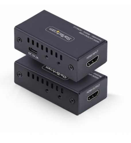 Extensor HDMI StarTech.com 4K50IC-EXTEND-HDMI – 4K 60 Hz, HDMI 2.0, CAT5e/CAT6, até 60 m, PoC, HDR, HDCP 2.2