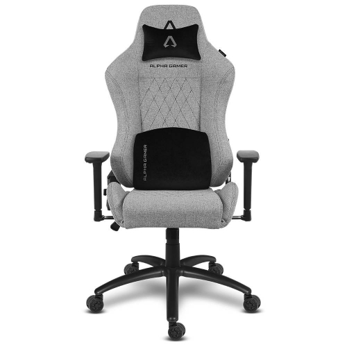 Cadeira Gaming Alpha Gamer Gaia Light Grey Fabric V2