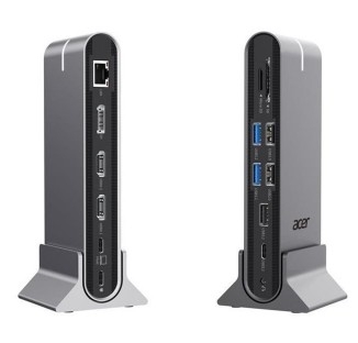 Acer Type-C Dock 15-en-1 PD 100W (2×HDMI, DP, 1GbE, SD/microSD), HP.DSCAB.022