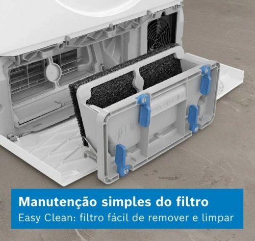 Máquina de Secar Roupa Bosch Série 6 WQG243D0ES, 9 kg, Bomba de Calor, Classe C, Branco