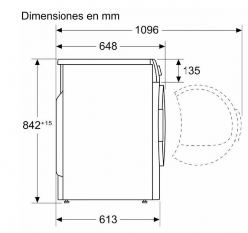 Maquina Secar Roupa BOSCH Serie6 WQG243D0ES Calsse C