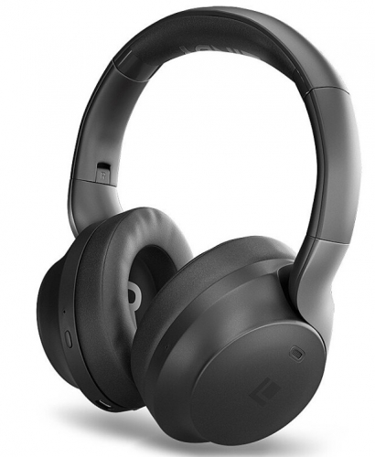 Auscultadores Lindy  sem fio LHXW-e com cancelamento de ruído ativo - Preto