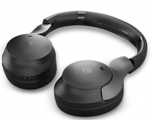 Auscultadores Lindy  sem fio LHXW-e com cancelamento de ruído ativo - Preto