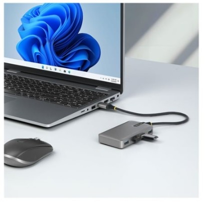 Hub USB-A de 4 Portas, USB 3.2 Gen 1, 5 Gbps, com Alimentação Auxiliar USB-C, Cabo de 30 cm, Cinzento-espacial - StarTech.com 5G4AC-USB-A-HUB