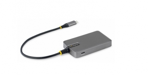 Hub USB-C de 4 Portas USB-A, USB 3.2 Gen 1, 5 Gbps, com Alimentação Auxiliar USB-C, Cabo de 30 cm, Cinzento-espacial - StarTech.com 5G4AC-USB-C-HUB