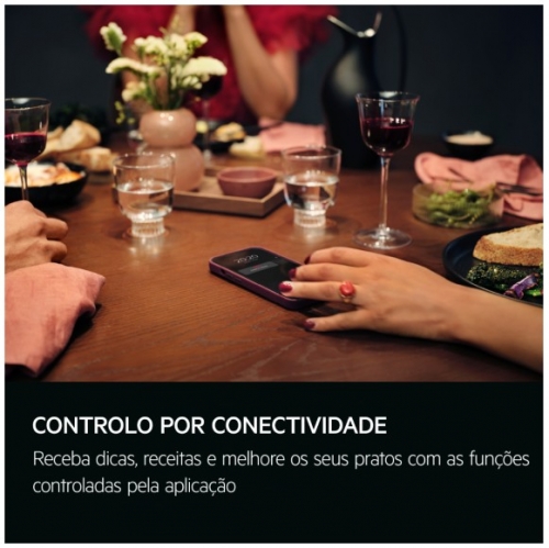 FORNO MULTIFUNÇÕES AEG GR6PB53FSB VAPOR PIROLITICO 72LT PRETO A++