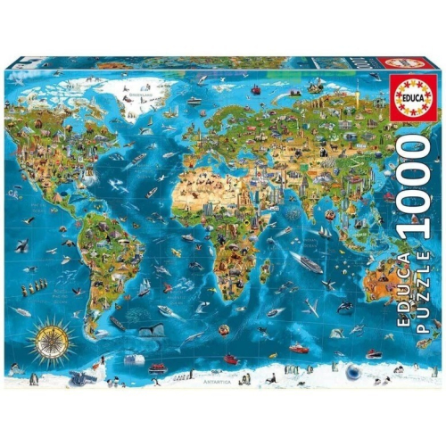 EDUCA - Puzzle 1000 Maravilhas Do Mundo 19022