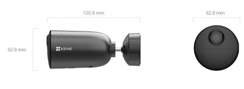 Câmera EZVIZ EB3 autônoma residencial inteligente com bateria,  CS-EB3 (3 MP)