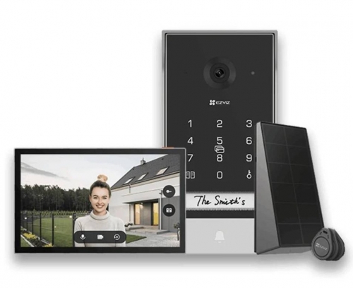 Vídeo Porteiro Inteligente EZVIZ EP7 Smart Home Video Doorphone IR WiFi 2K Preto